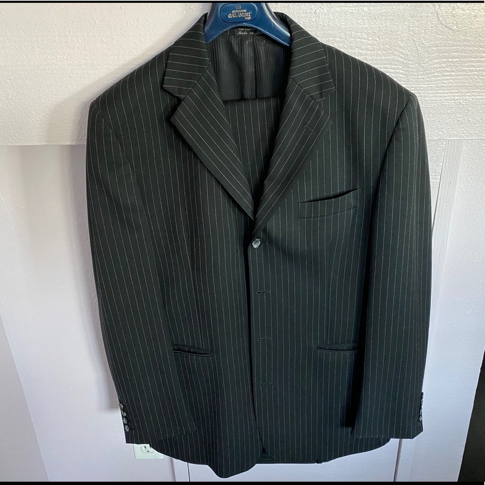 Men’s Pinstripe Suit